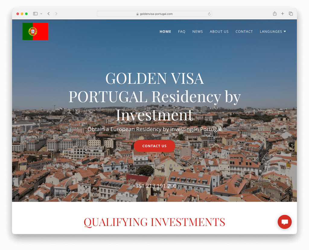 Goldenes Visum Portugal