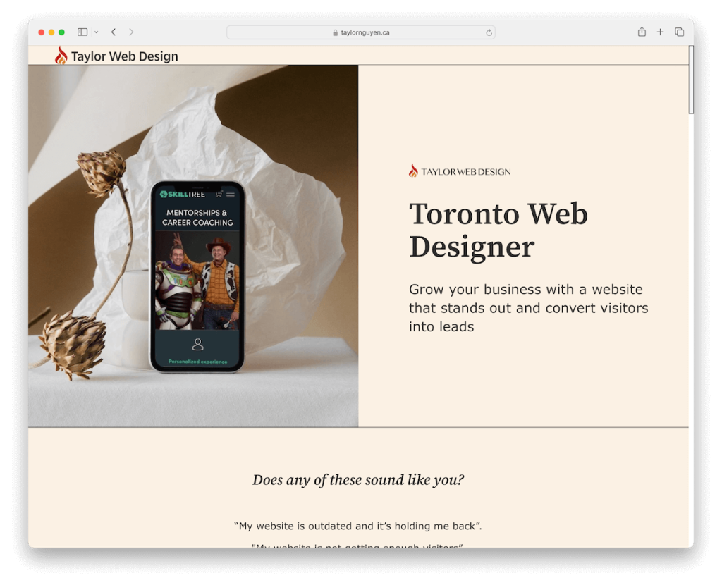 projektant stron internetowych w Toronto