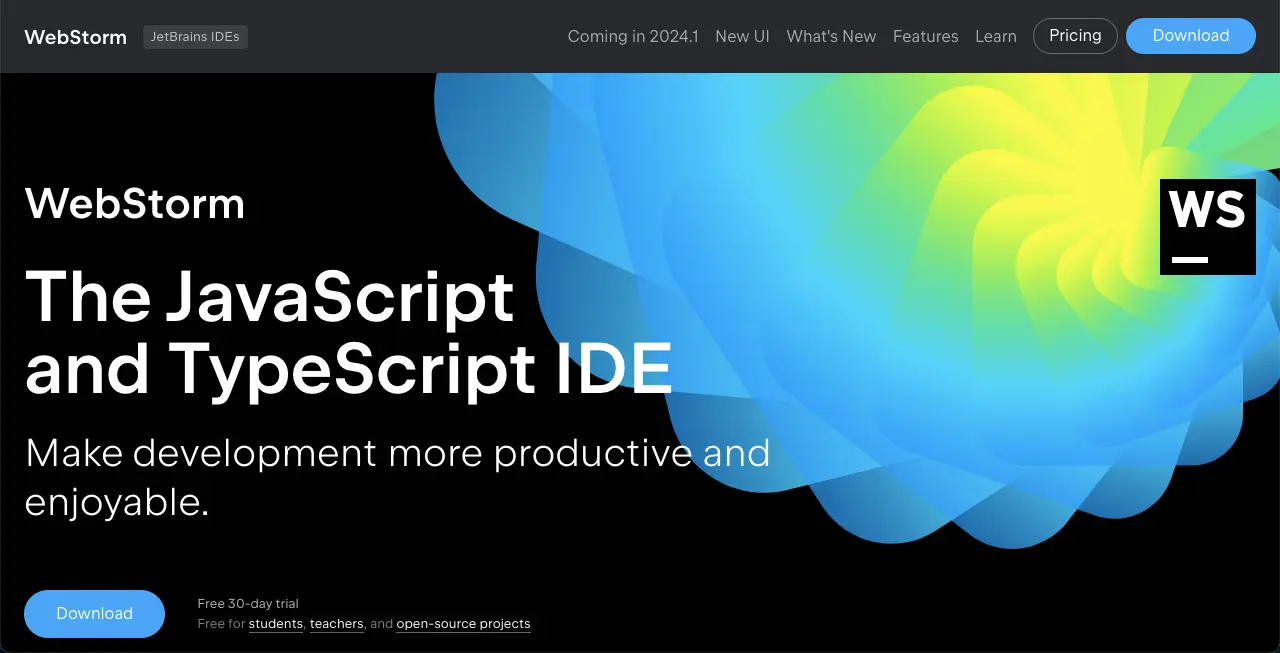 12+ beste Code-Editoren für die Webentwicklung (kostenlos und Premium) 7 WebStorm code editor