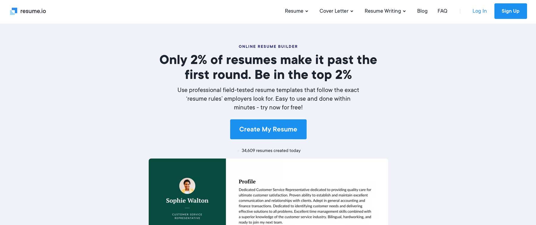 Resume.io i migliori strumenti di intelligenza artificiale per la carriera