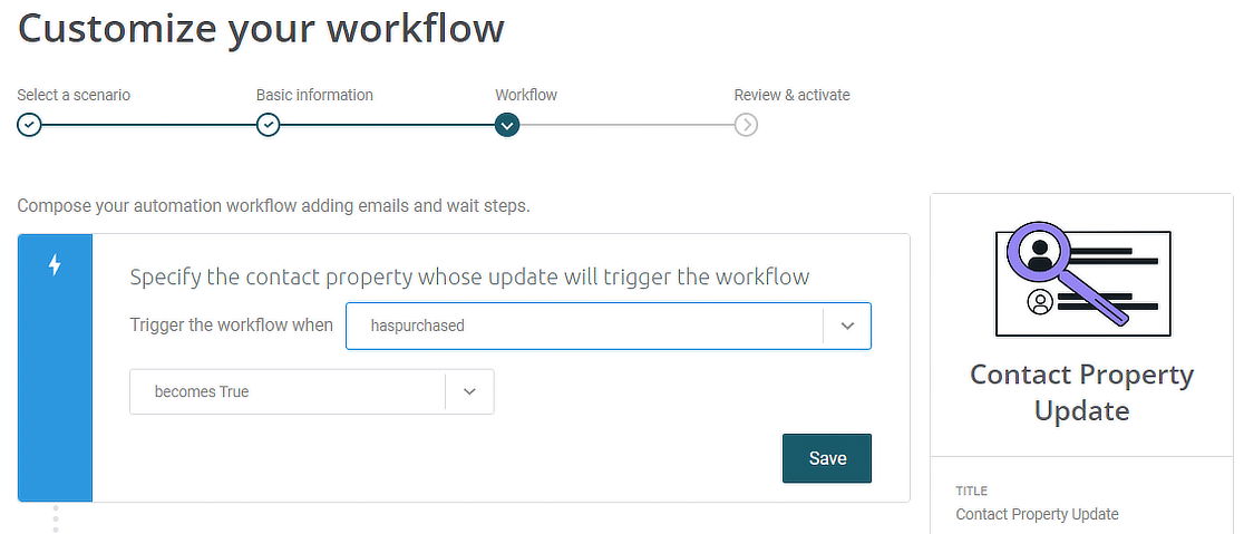 mailjet automation workflow