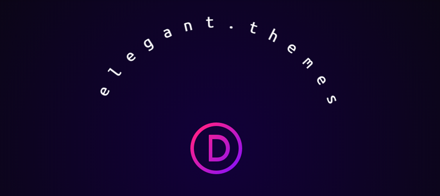 conceptions de texte incurvées divi