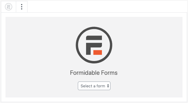 フォームを公開するための Formidable の WordPress ブロック