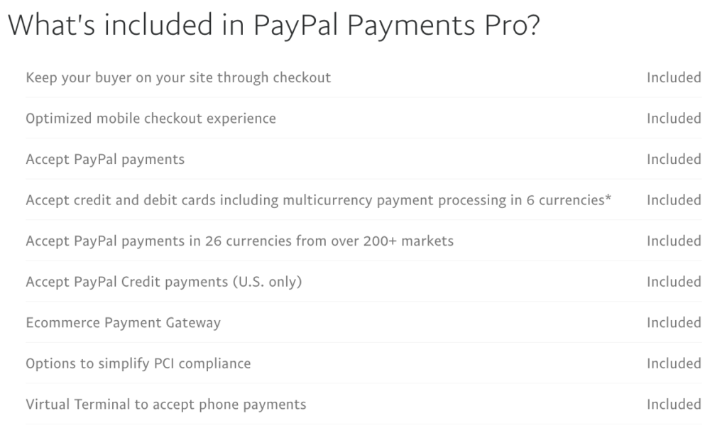 Authorize.net と PayPal の比較。 PayPal 支払いプロ。