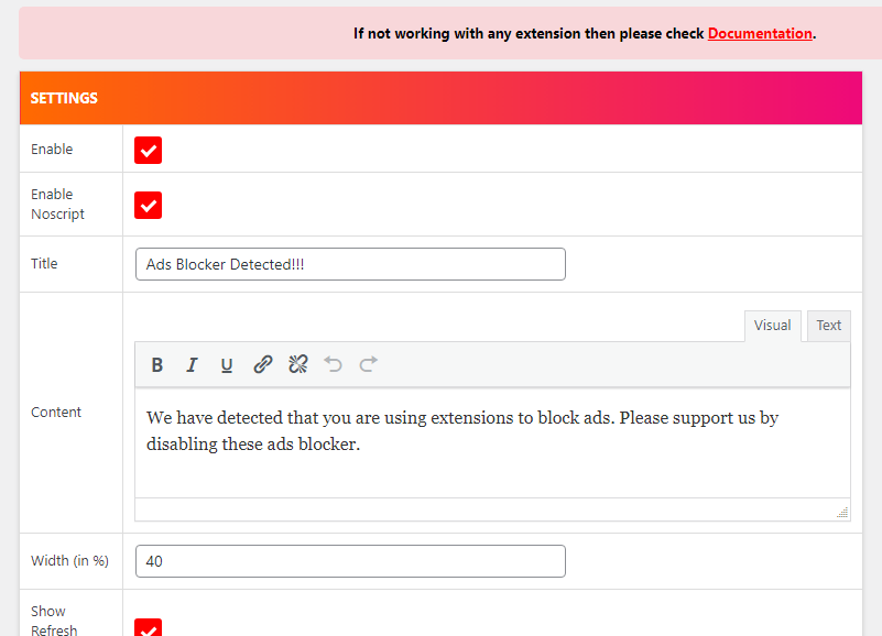 Adblock-Konfiguration