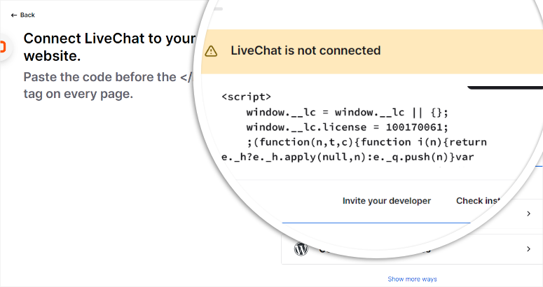 livechat-connect-wordpress-manually - IsItWP - 無料の WordPress テーマ検出ツール livechat connect wordpress manually