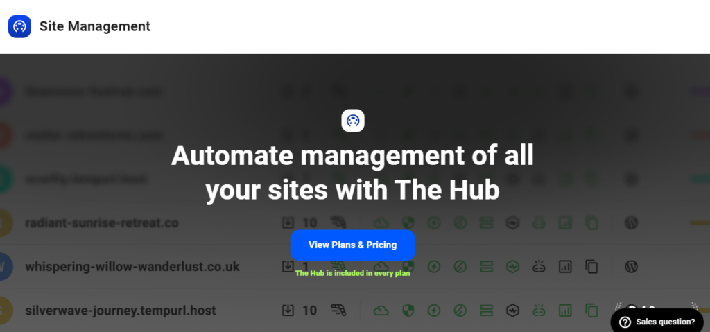 WPMU Dev Hub – WordPress-Site-Management-Tools