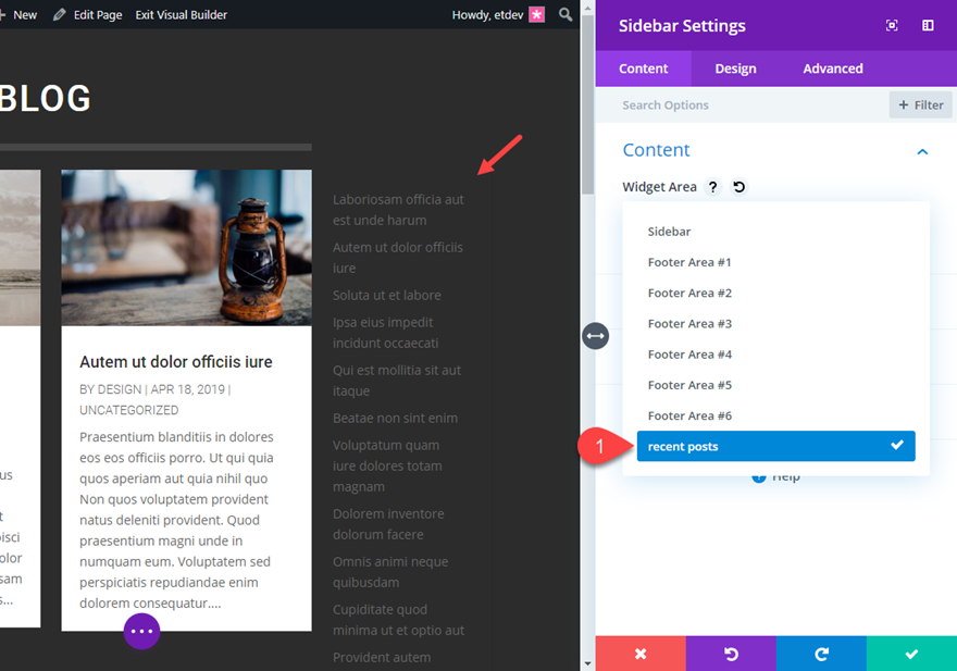 messages récents défilants
