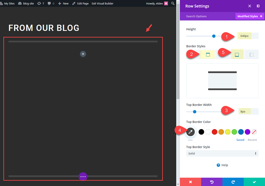 messages récents défilants