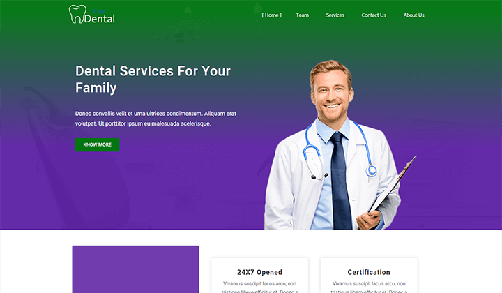 Zita Dental Clinic is one of the best doctor clinic themes and templates for WordPress.