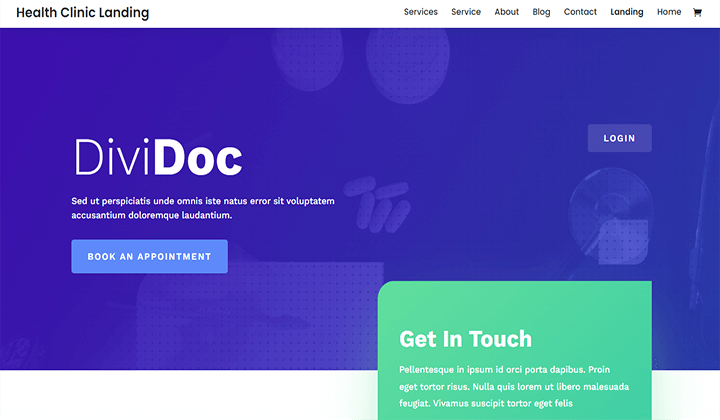 Die 10 besten Themes und Vorlagen für Arztpraxen für WordPress 2024 2 dividoc image