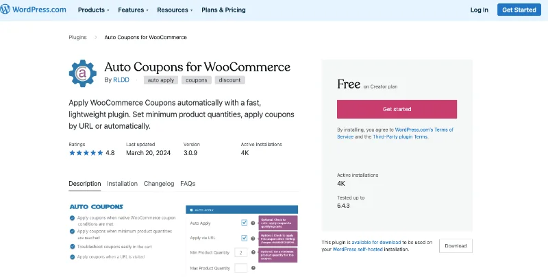 WooCommerce 优惠券插件 - WooCommerce 自动优惠券