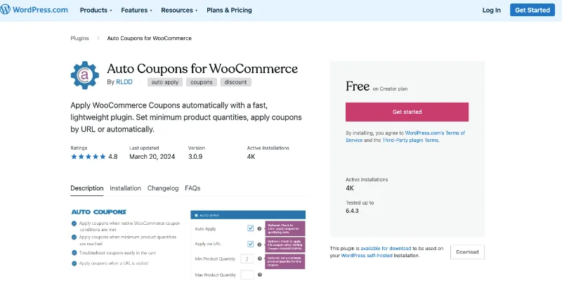 Plugins de coupons WooCommerce - Coupons automatiques pour WooCommerce