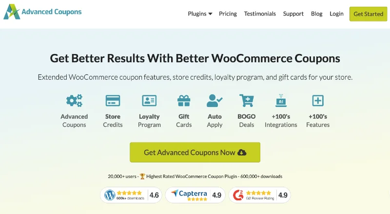 Plugins de coupons WooCommerce – Coupons avancés