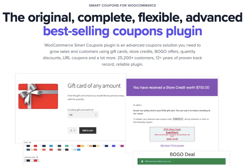 WooCommerce-Gutschein-Plugins – Intelligente Gutscheine