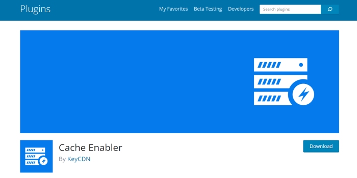 8+ beste Cache-Plugins für WooCommerce-Websites 4 Cache Enabler