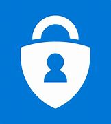 蓝色的 Microsoft Authenticator 徽标