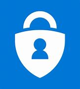 藍色的 Microsoft Authenticator 標誌