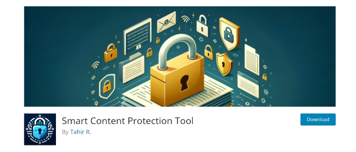 7 WordPress İçerik Koruma Eklentileri 7 Smart Content Protection Tool