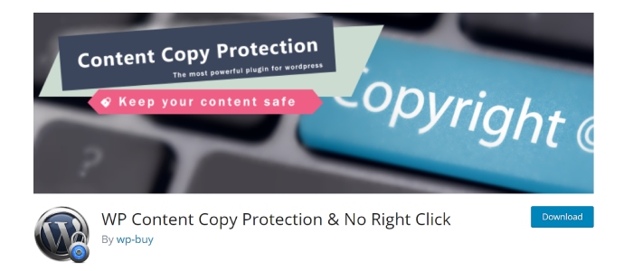 WP Content Copy Protection No Right Click – WordPress plugin WordPress org