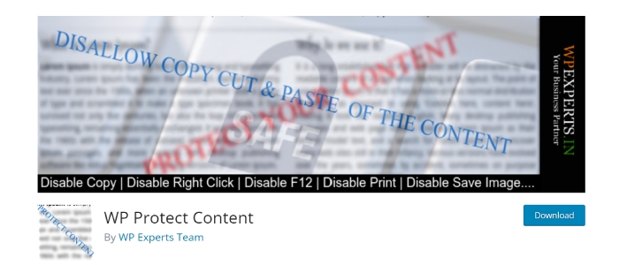 7 WordPress İçerik Koruma Eklentileri 4 WP Protect Content