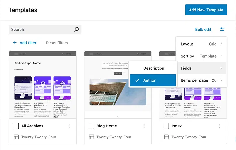 New Data Views WordPress 6.5