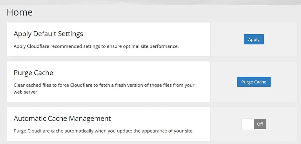 Jak zainstalować Cloudflare na swojej stronie WordPress? 8 Automatic cache management