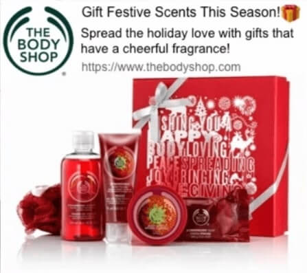 Rebajas navideñas de The Body Shop