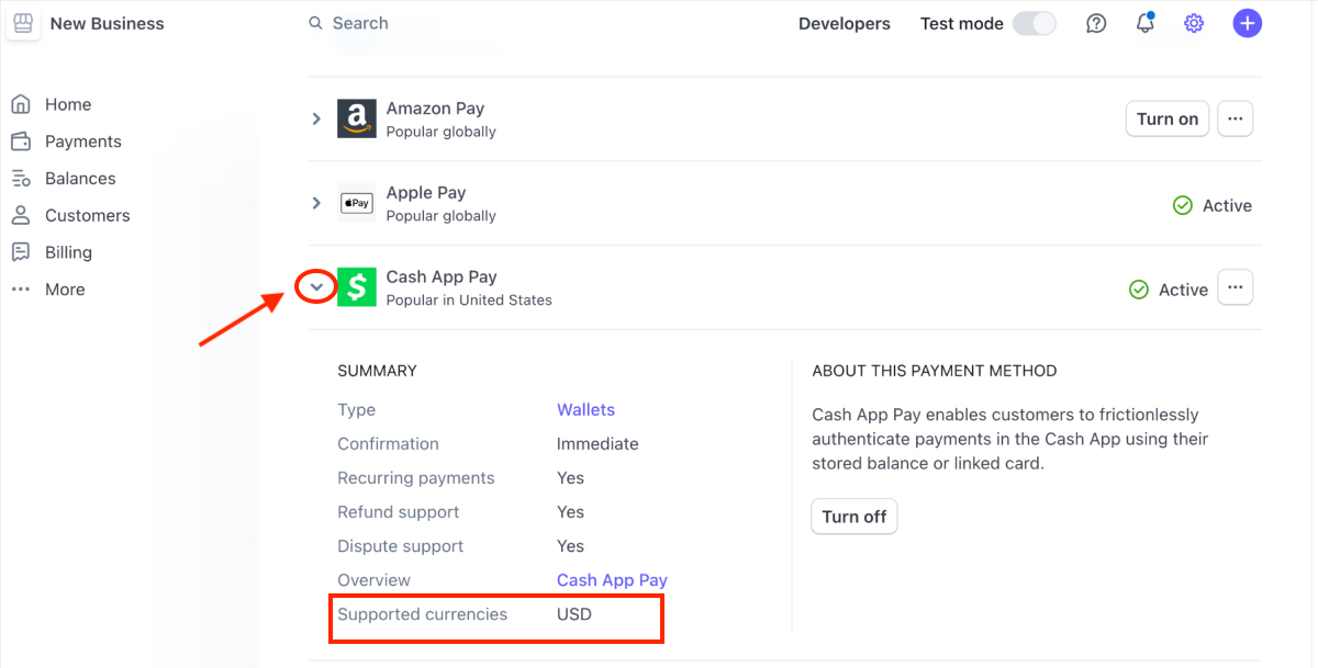 สกุลเงินการชำระเงินใน Stripe