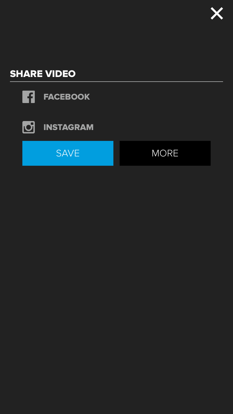 La fonction de partage social Splice.