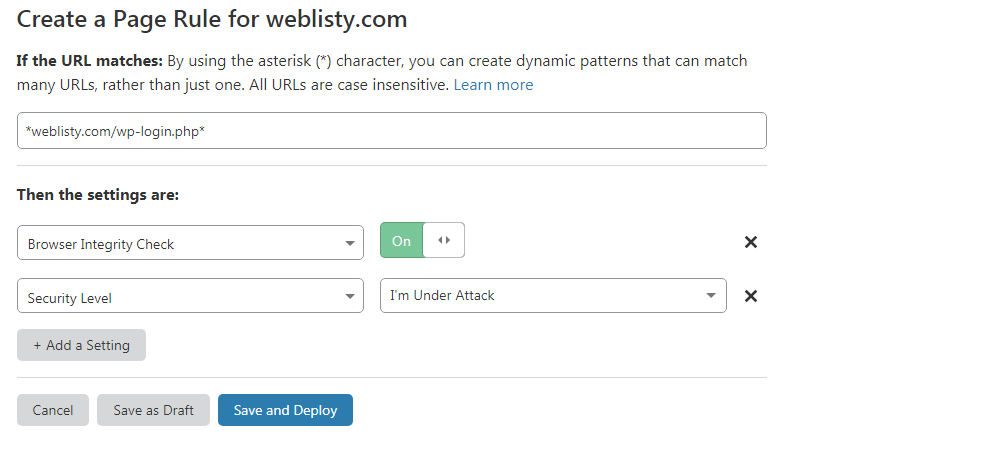 Wie richte ich Cloudflare-Einstellungen in WordPress ein? 18 cloudflare wp login How to Setup Cloudflare Settings on WordPress?