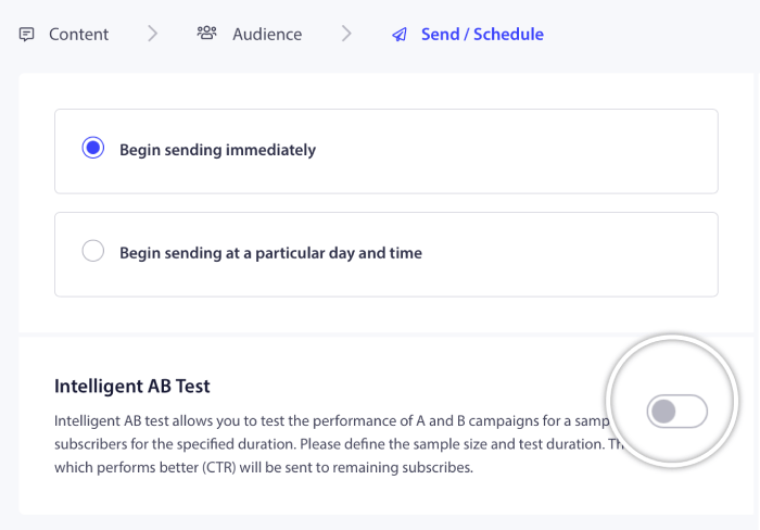 Teste A/B Inteligente