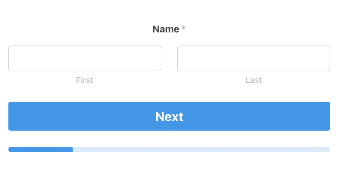 Filling in a lead form