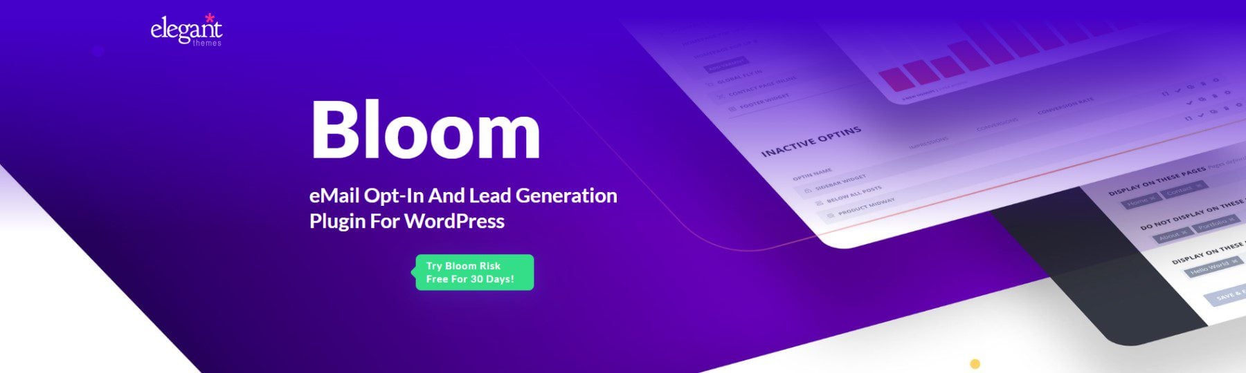 Página inicial do plug-in Bloom, novembro de 2022