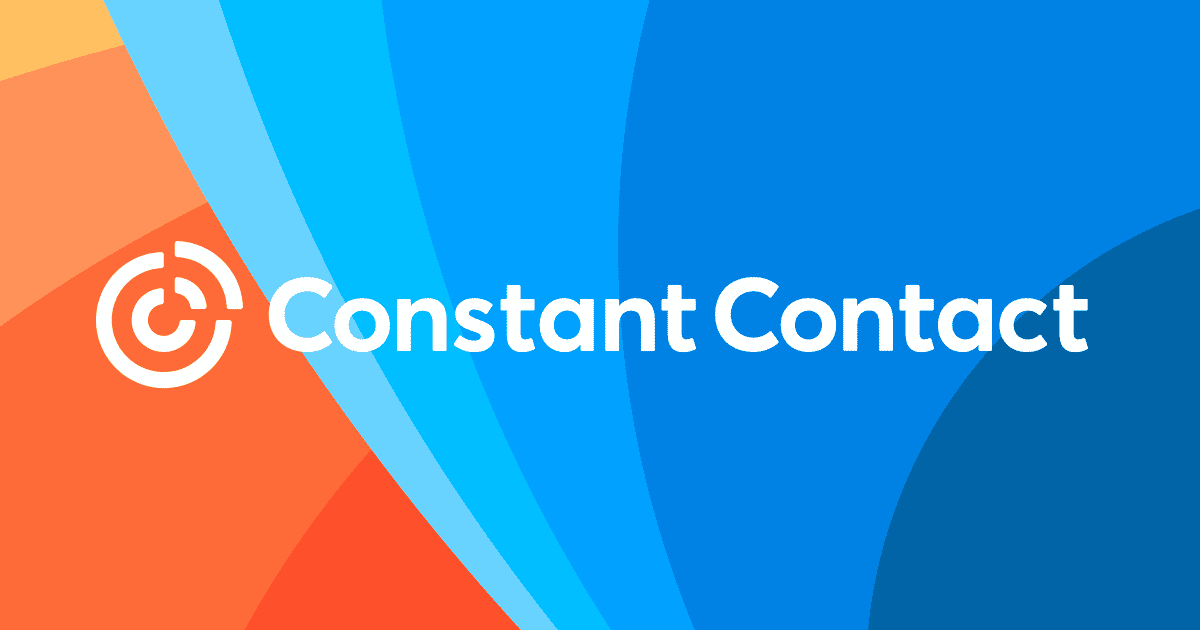 Logotipo da marca Constant Contact branco