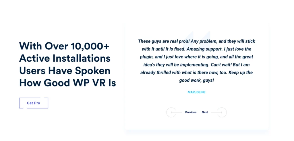 WP VR 評論