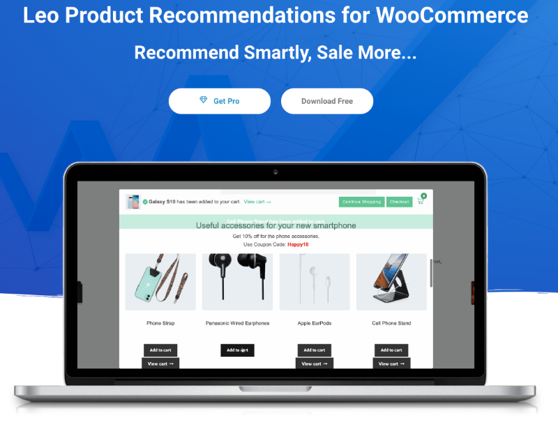 Gelişmiş Ürün Önerileri - WooCommerce İçin LEO Ürün önerileri