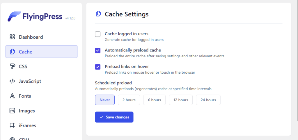 flyingpress-cache-settings