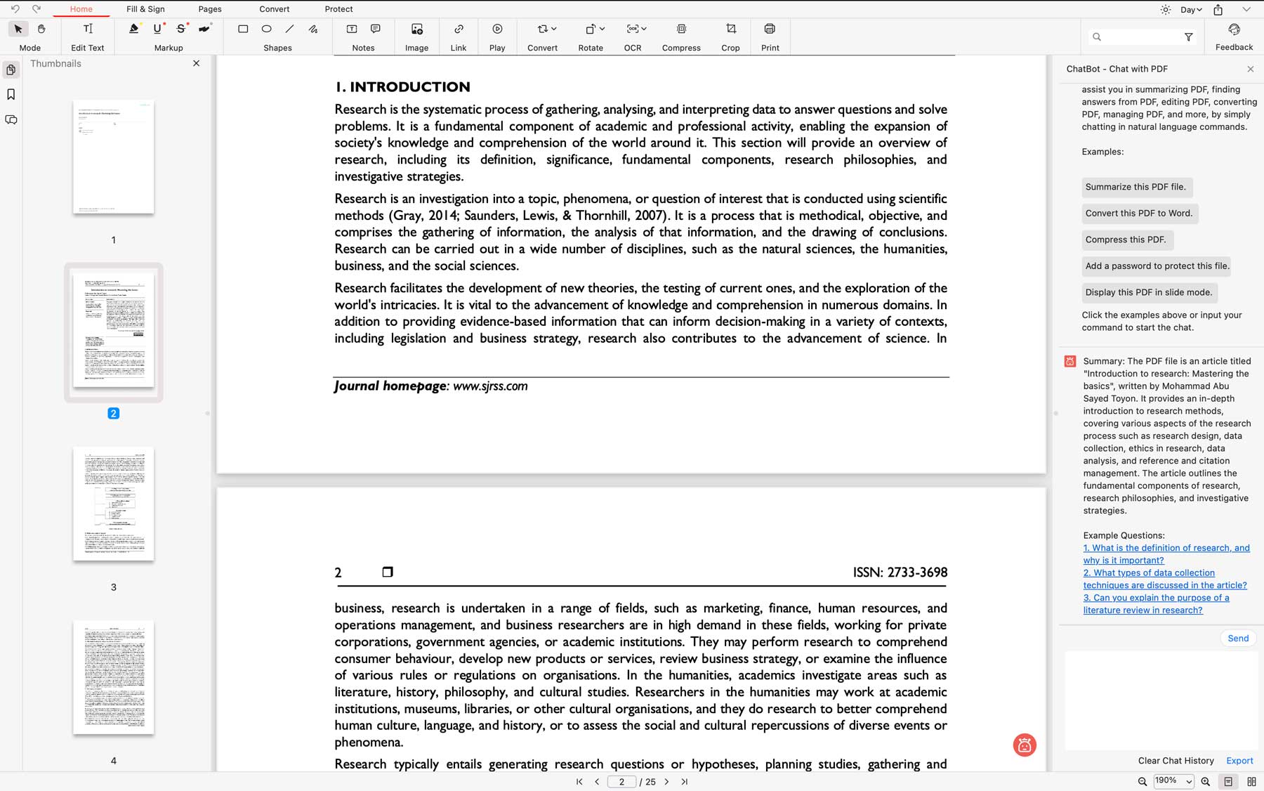 résumer les documents PDF