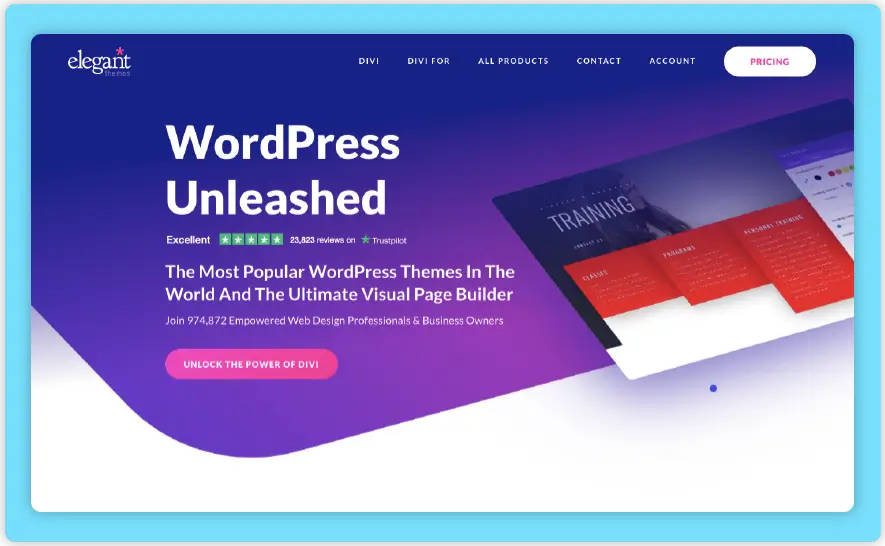 Los 6 mejores temas y plantillas de marca blanca de WordPress 4 divi 8301