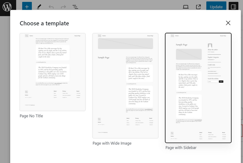 elija la página con la opción de barra lateral: muestre los tweets recientes en wordpress