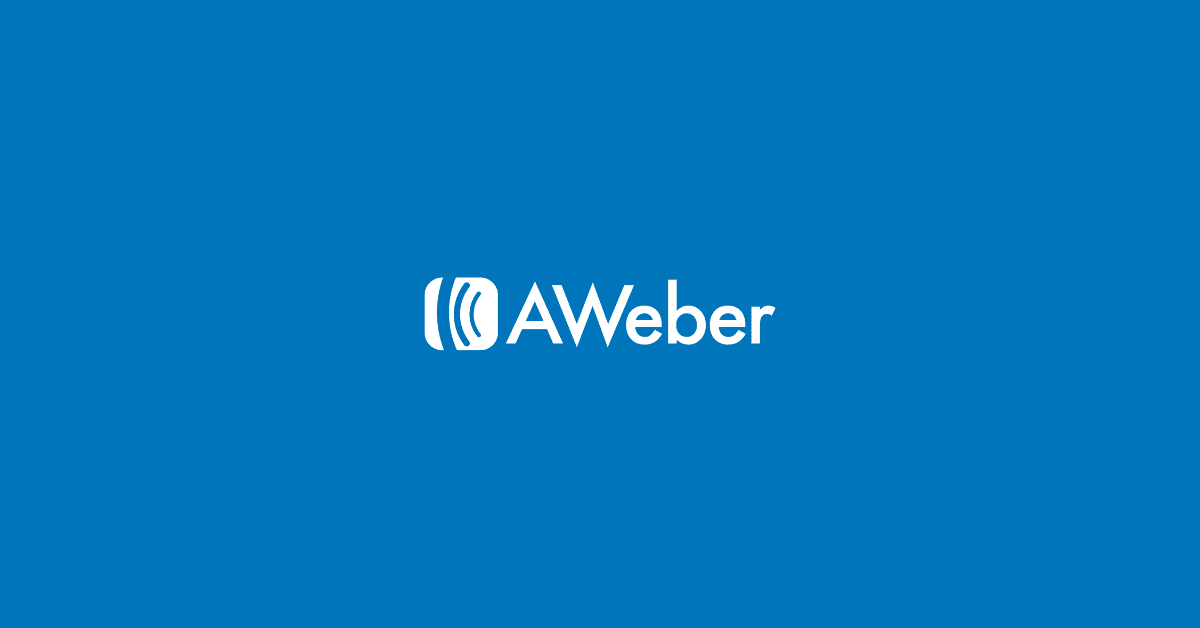 Marchio del logo AWeber