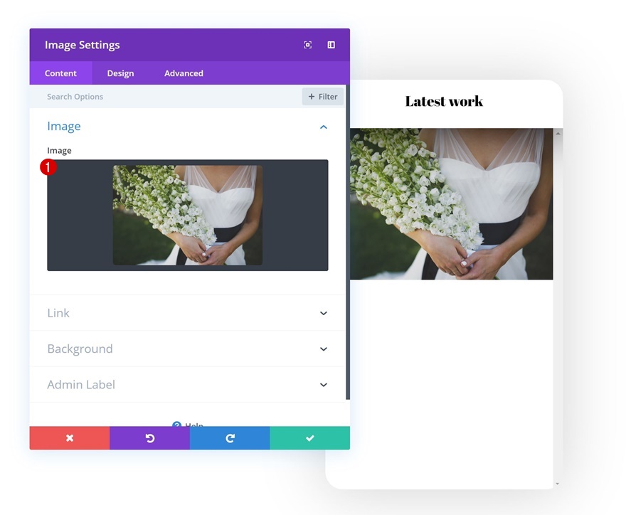 maquette de galerie de défilement