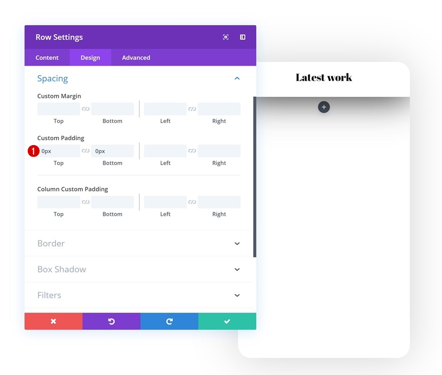 maquette de galerie de défilement