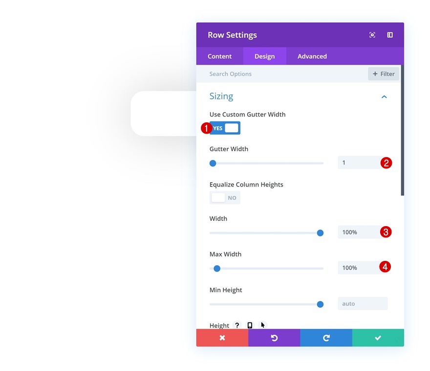 maquette de galerie de défilement