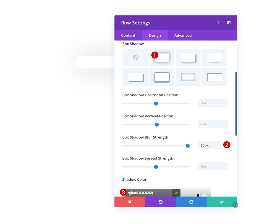 maquette de galerie de défilement