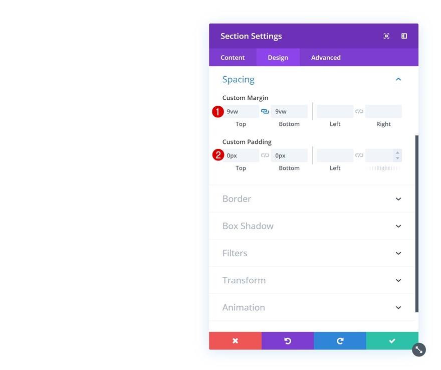 maquette de galerie de défilement