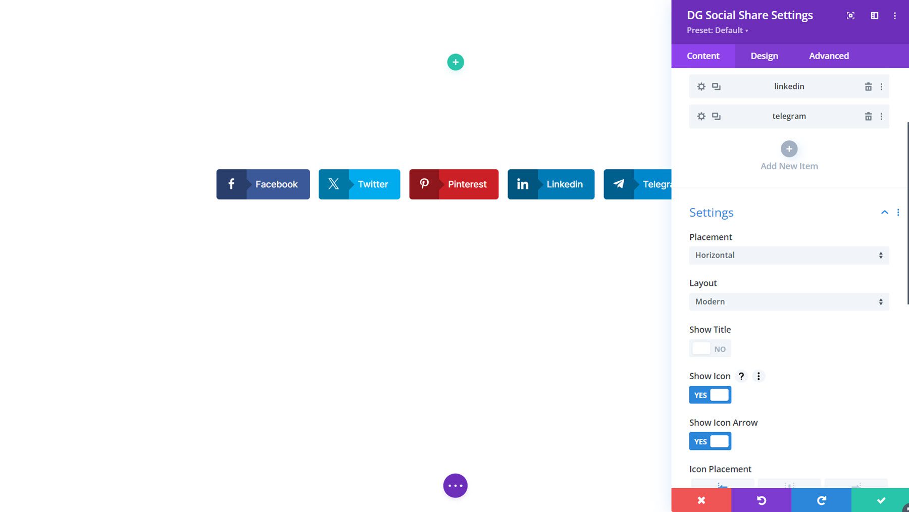 DiviGrid 社交分享