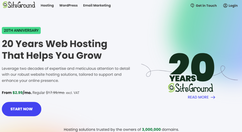 Siteground — alternatywy dla hostingu InMotion
