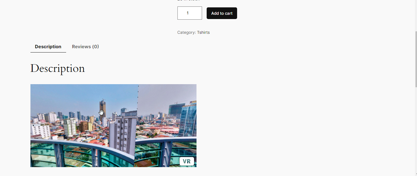 WooCommerce 360 图像